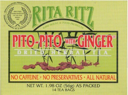 (image for) RITA RITZ PITO-PITO DRIED HERBAL TEA WITH GINGER