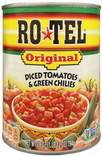 (image for) RO TEL ORIGINAL DICED TOMATOES & GREEN CHILIES