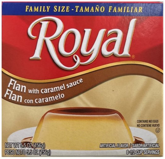 (image for) ROYAL FLAN WITH CARAMEL SAUCE