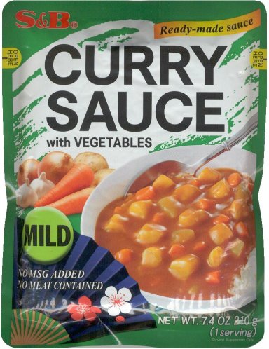 (image for) S&B CURRY SAUCE WITH VEGETABLES MILD JAPANESE STYLE