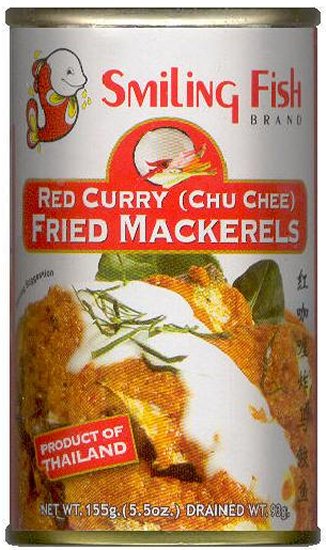 (image for) SMILING FISH RED CURRY FRIED MACKERELS CHU CHEE