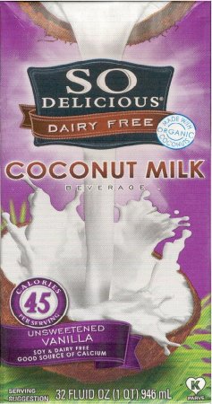 (image for) SO DELICIOUS COCONUT MILK UNSWEETENED VANILLA