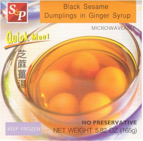 (image for) S&P QUICK MEAL BLACK SESAME DUMPLINGS IN GINGER SYRUP