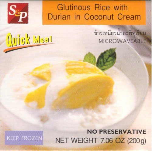 (image for) S&P QUICK MEAL GLUTINOUS RICE WITH DURIAN IN COCONUT CREAM