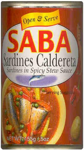 (image for) SABA SARDINES CALDERETA SARDINES IN SPICY STEW SAUCE