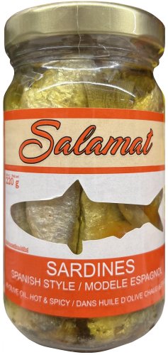 (image for) SALAMAT SARDINES SPANISH STYLE IN OLIVE OIL HOT & SPICY