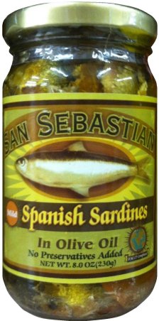 (image for) SAN SEBASTIAN SPANISH SARDINES IN OLIVE OIL MILD