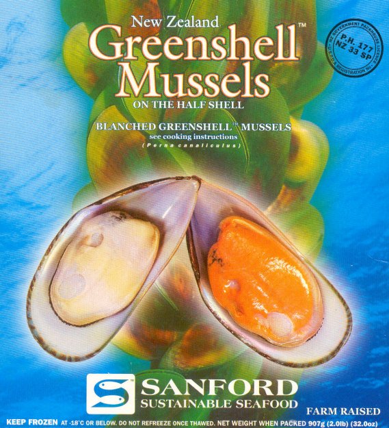 (image for) GREENSHELL MUSSELS