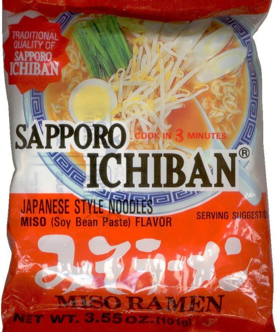 (image for) SAPPORO ICHIBAN JAPANESE STYLE NOODLES MISO FLAVOR