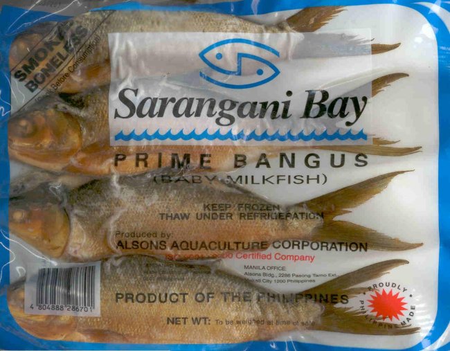 (image for) SARANGANI BAY PRIME BANGUS SMOKED BONELESS BABY MILKFISH