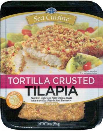 (image for) SEA CUISINE TORTILLA CRUSTED TILAPIA