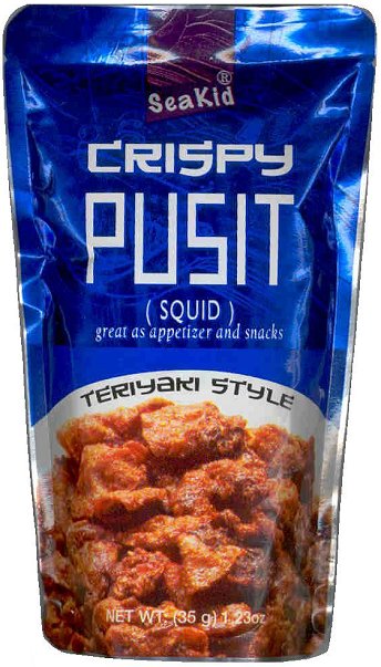 (image for) SEAKID CRISPY PUSIT FRIED SQUID TERIYAKI STYLE