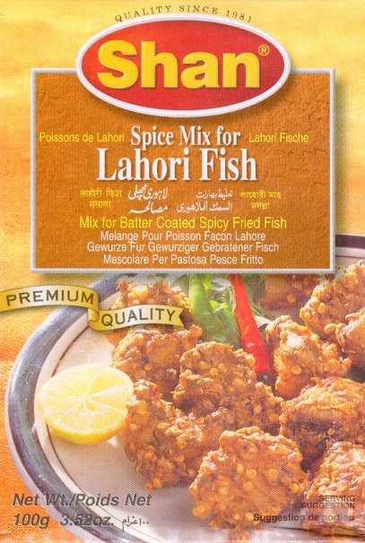 (image for) SHAN LAHORI SPICY FRIED FISH BATTER COATED MIX