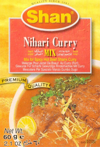 (image for) SHAN SPICY HOT BEEF SHANK NIHARI CURRY MIX