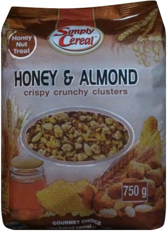 (image for) SIMPLY CEREAL HONEY & ALMOND CRISPY CRUNCHY CLUSTERS