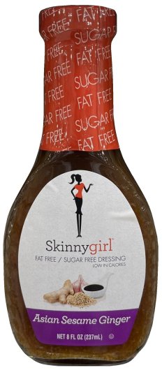 (image for) SKINNYGIRL ASIAN SESAME GINGER FAT FREE / SUGAR FREE DRESSING