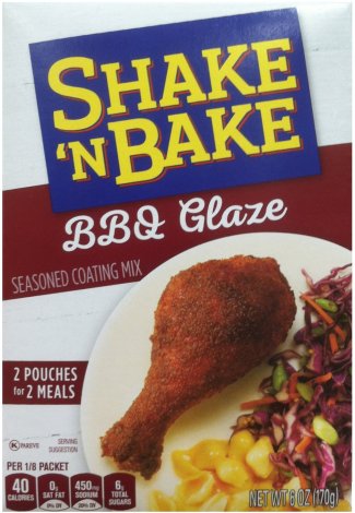 (image for) SHAKE 'N BAKE BBQ GLAZE SEASONED COATING MIX