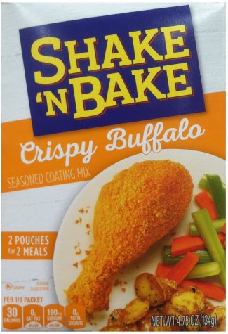 (image for) SHAKE 'N BAKE CRISPY BUFFALO SEASONED COATING MIX