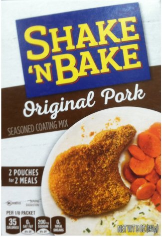 (image for) SHAKE 'N BAKE ORIGINAL PORK SEASONED COATING MIX