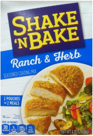 (image for) SHAKE 'N BAKE RANCH & HERB SEASONED COATING MIX