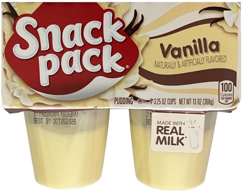 (image for) SNACK PACK VANILLA PUDDING