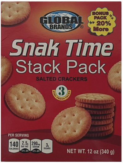 (image for) SNAK TIME STACK PACK SALTED CRACKERS