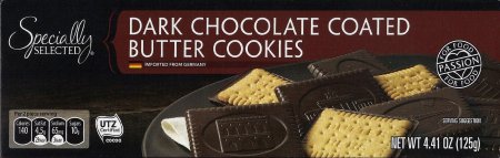 (image for) SPECIALLY DARK CHOCOLATE BUTTER COOKIES