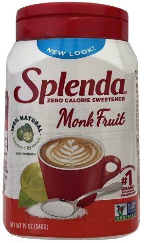 (image for) SPLENDA ZERO CALORIE SWEETENER MONK FRUIT