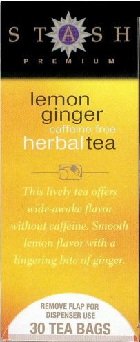 (image for) STASH LEMON GINGER CAFFEINE FREE HERBAL TEA