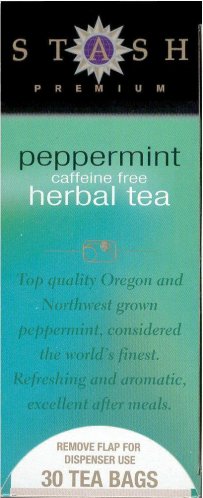 (image for) STASH PEPPERMINT CAFFEINE FREE HERBAL TEA