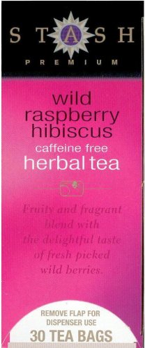 (image for) STASH WILD RASPBERRY HIBISCUS CAFFEINE FREE HERBAL TEA