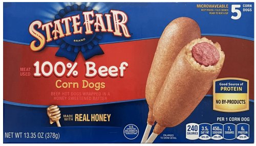 (image for) STATE FAIR 100% BEEF CORN DOGS