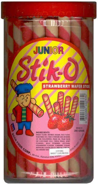 (image for) JUNIOR STIK-O STRAWBERRY WAFER STICK