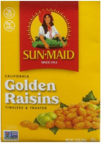 (image for) SUN MAID CALIFORNIA GOLDEN RAISINS