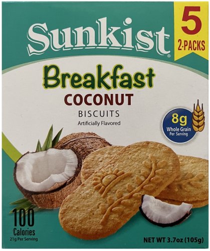 (image for) SUNKIST BREAKFAST COCONUT BISCUITS