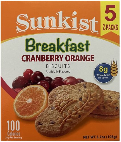 (image for) SUNKIST BREAKFAST CRANBERRY ORANGE BISCUITS