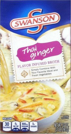 (image for) SWANSON THAI GINGER FLAVOR INFUSED BROTH