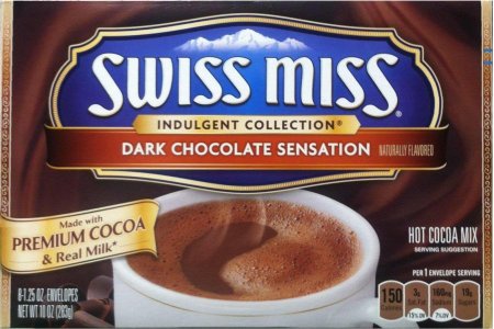 (image for) SWISS MISS DARK CHOCOLATE SENSATION HOT COCOA MIX