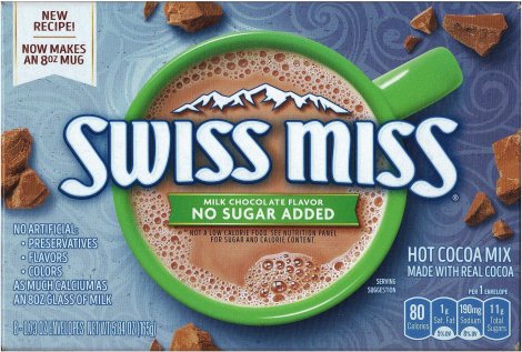 (image for) SWISS MISS NO SUGAR MILK CHOCOLATE FLAVOR HOT COCOA MIX