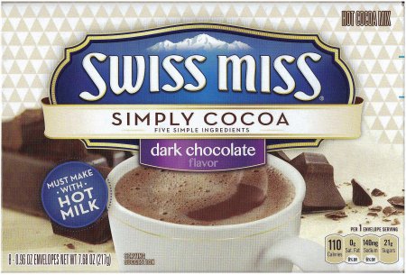 (image for) SWISS MISS SIMPLY COCOA DARK CHOCOLATE HOT COCOA MIX