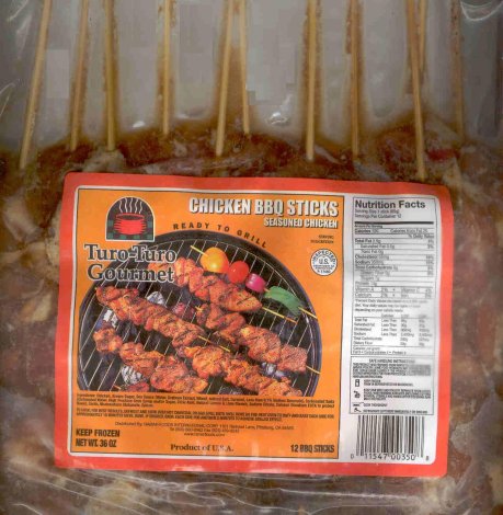 (image for) TURO-TURO GOURMET CHICKEN BBQ STICKS