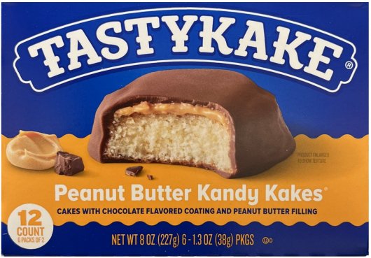 (image for) TASTYKAKE PEANUT BUTTER KANDY KAKES