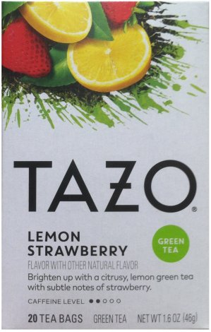 (image for) TAZO LEMON STRAWBERRY GREEN TEA