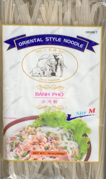 (image for) THREE ELEPHANT ORIENTAL STYLE NOODLE MEDIUM