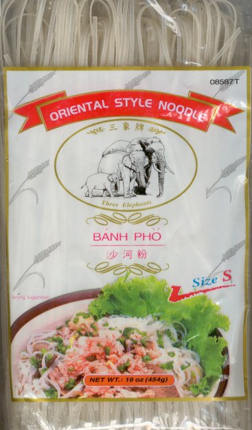 (image for) THREE ELEPHANT ORIENTAL STYLE NOODLE SMALL