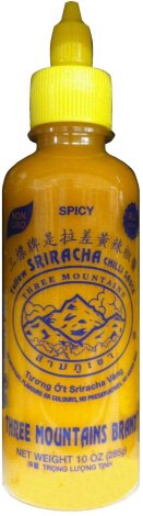 (image for) THREE MOUNTAINS YELLOW SRIRACHA CHILLI SAUCE