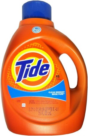 (image for) TIDE CLEAN BREEZE HE TURBO CLEAN LIQUID LAUNDRY DETERGENT