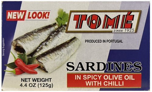 (image for) TOME SARDINES IN SPICY OLIVE OIL WITH CHILI