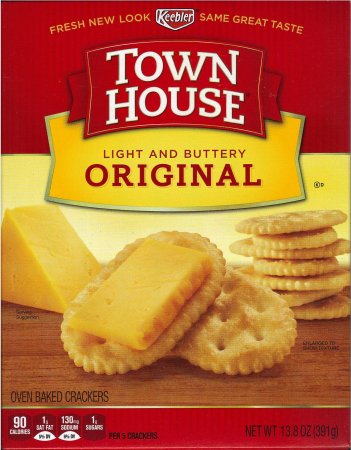 (image for) KEEBLER TOWN HOUSE LIGHT AND BUTTERY CRACKERS ORIGINAL