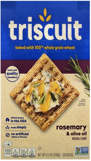 (image for) TRISCUIT ROSEMARY & OLIVE OIL CRACKERS